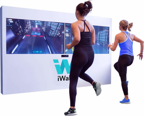 mur virtuel fitness Iwall